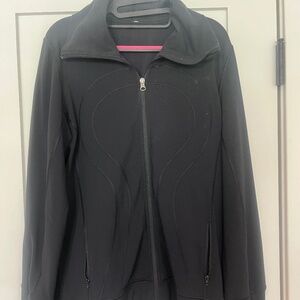 LULU LEMON ASANA JACKET BLACK - Great condition!